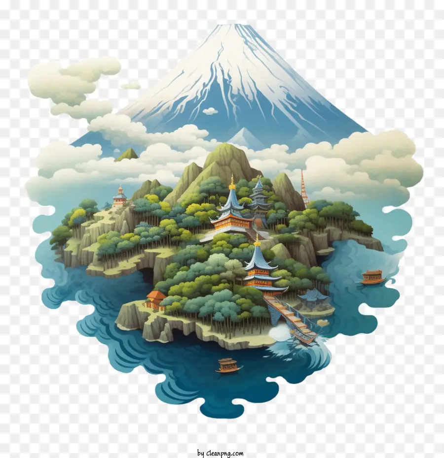 Gunung，Fuji PNG