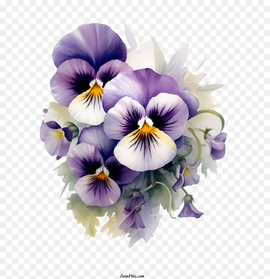 Bunga Banci，Pansy PNG