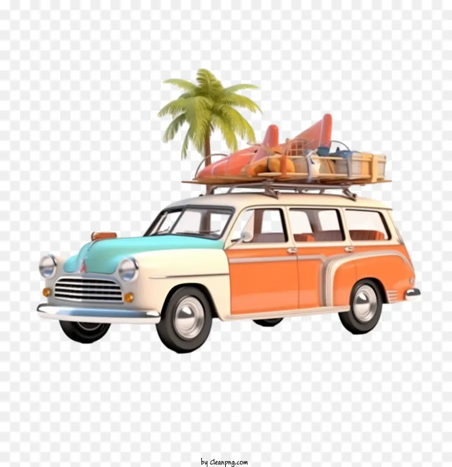 Mobil Retro，Mobil PNG