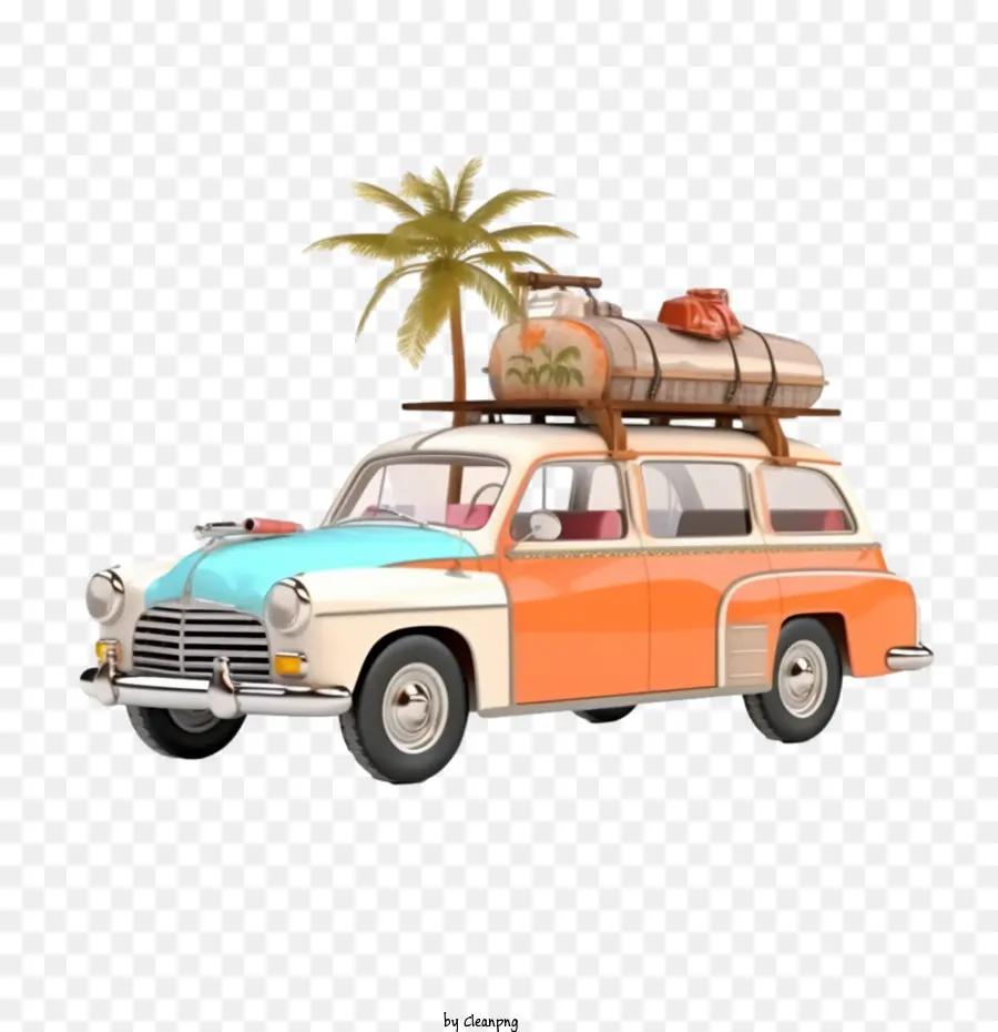 Mobil Retro，Mobil PNG