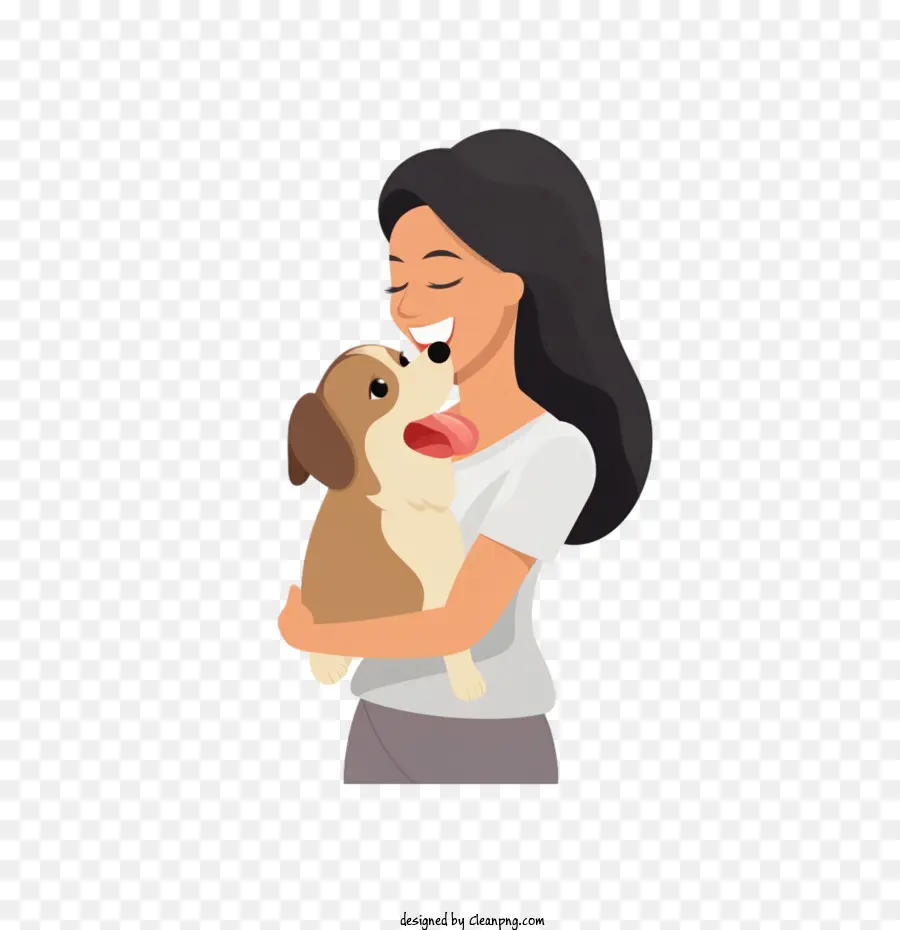 Kissing Dog，Anjing PNG