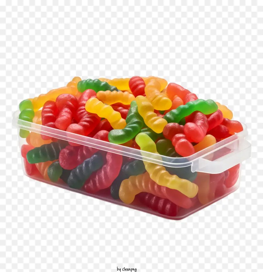 Cacing Bergetah，Cacing Gummi PNG