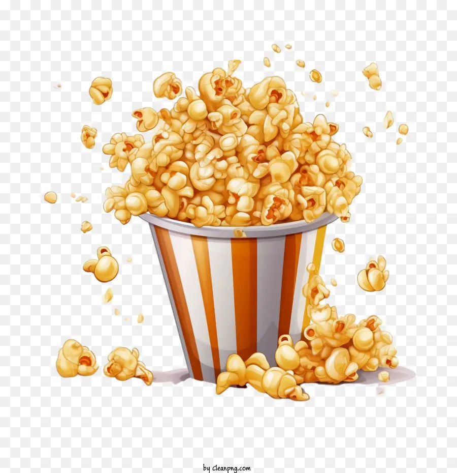 Popcorn，Jagung Popcorn PNG