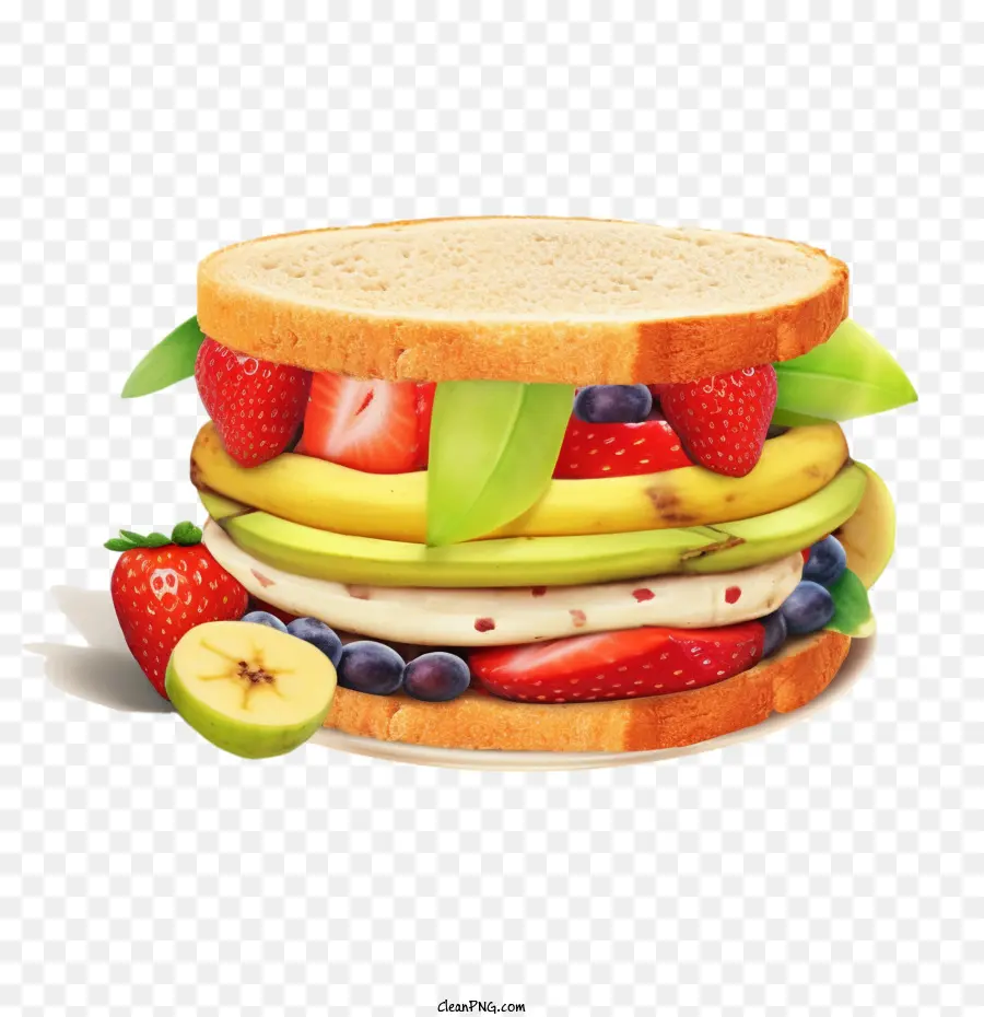 Sandwich Buah，Buah PNG