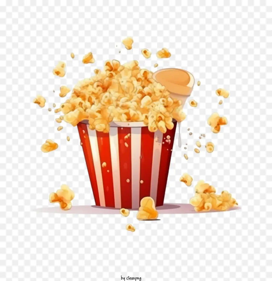 Popcorn，Jagung Popcorn PNG