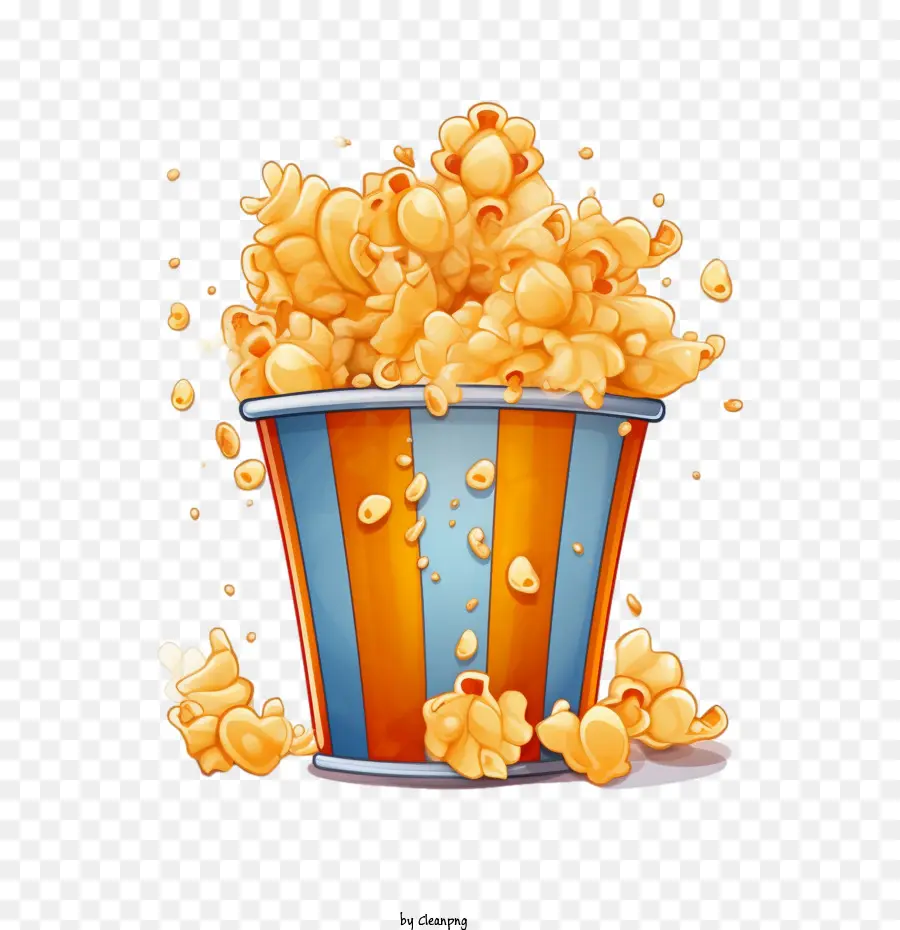 Popcorn，Jagung Meletus PNG