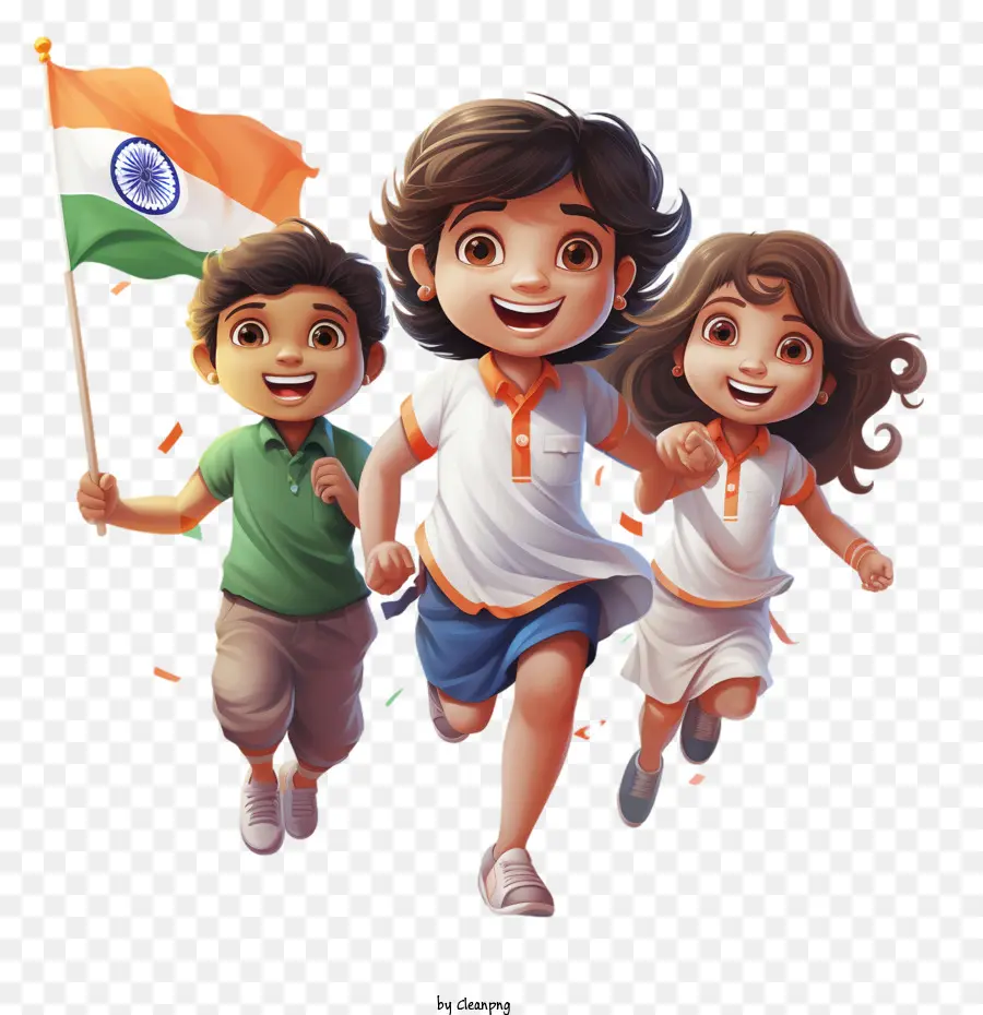 India Hari Kemerdekaan，India Anak Anak PNG