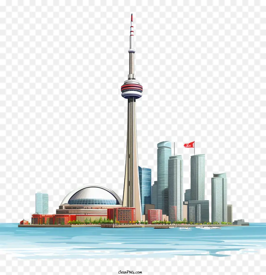 Hari Kanada，Skyline Toronto PNG