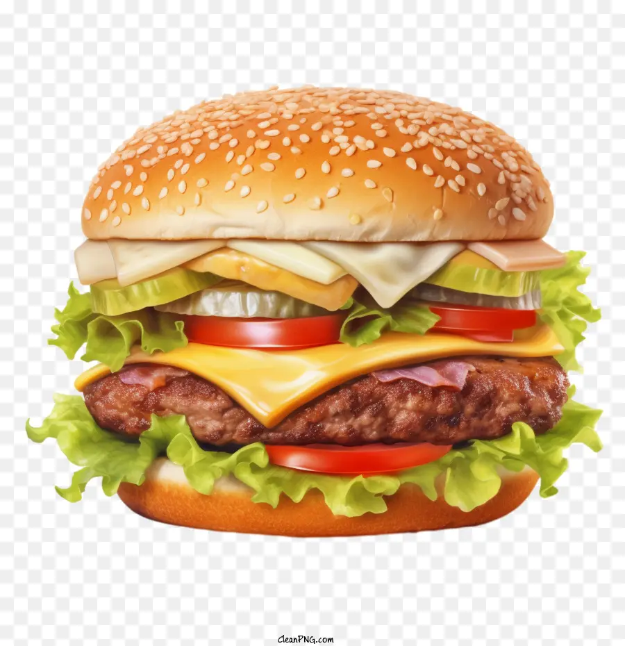 Hamburger，Burgernya PNG