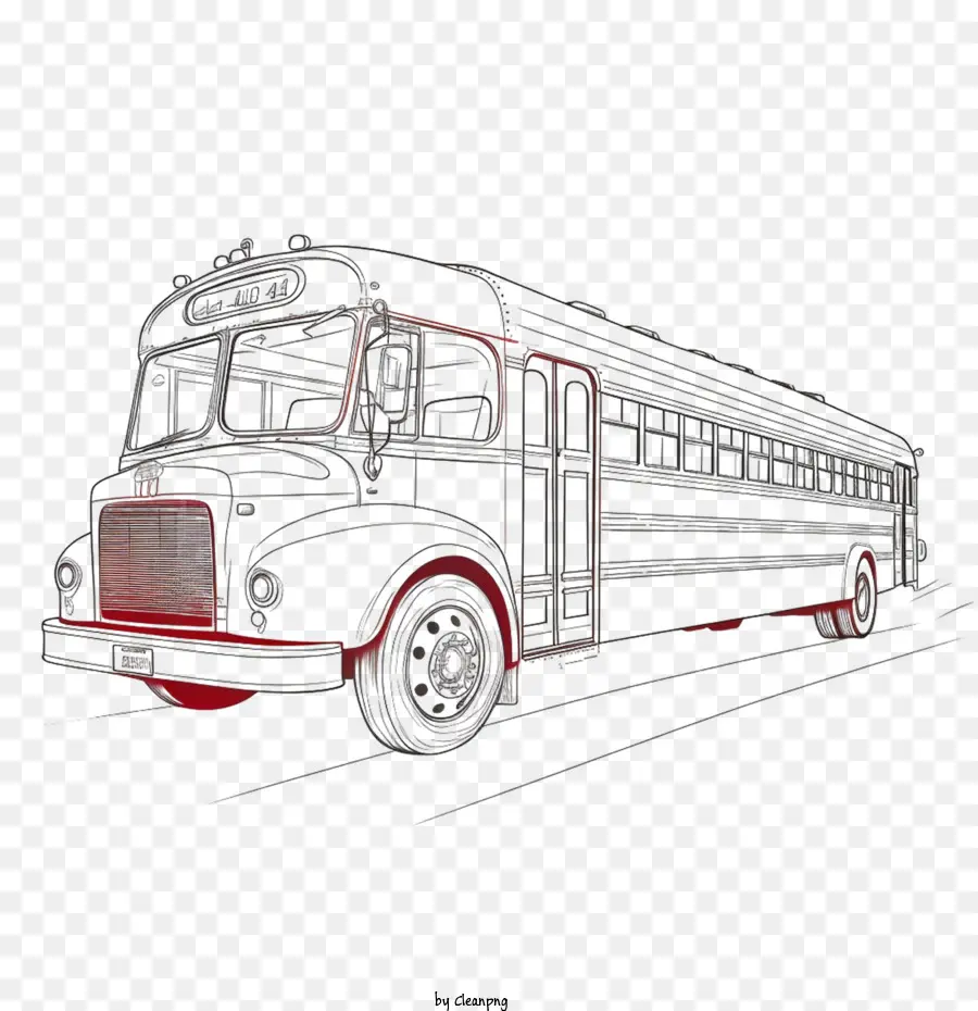 Bus Sekolah，Bus Tua PNG