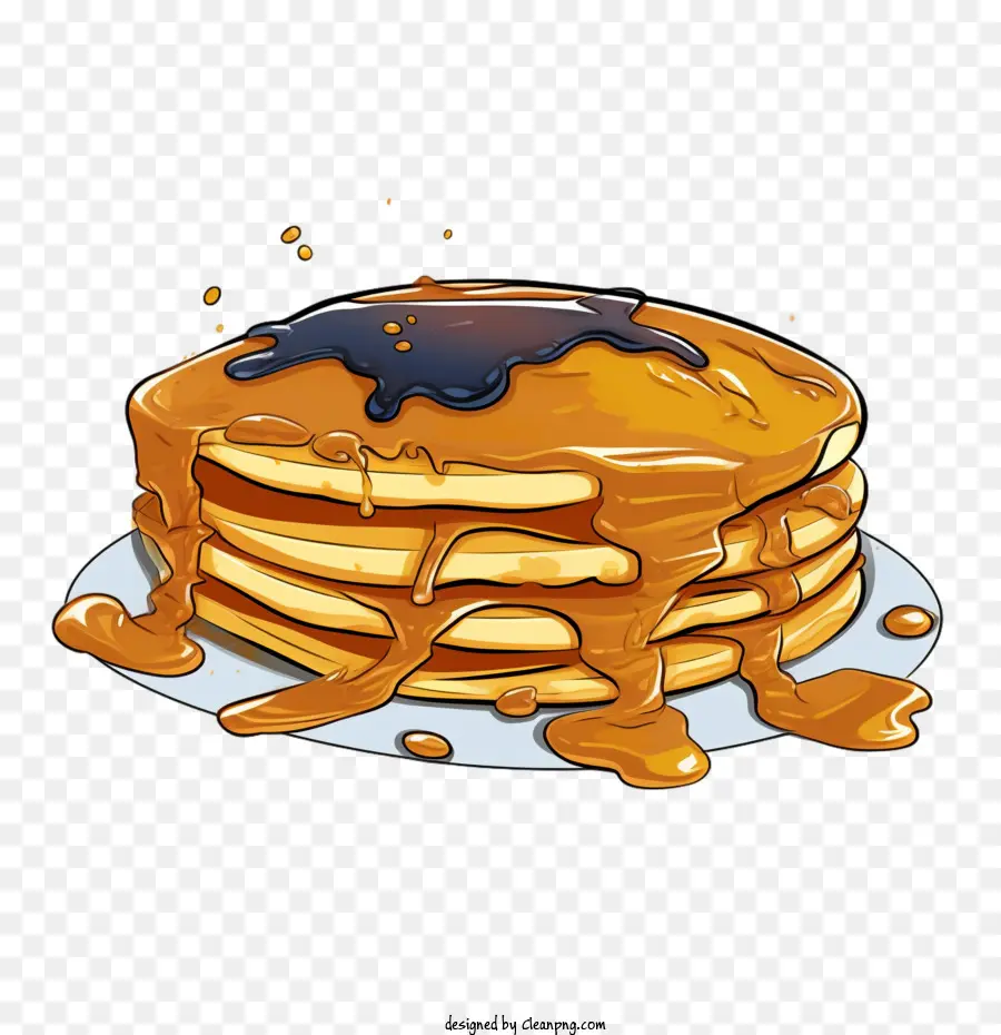 Pancake，Sirup PNG