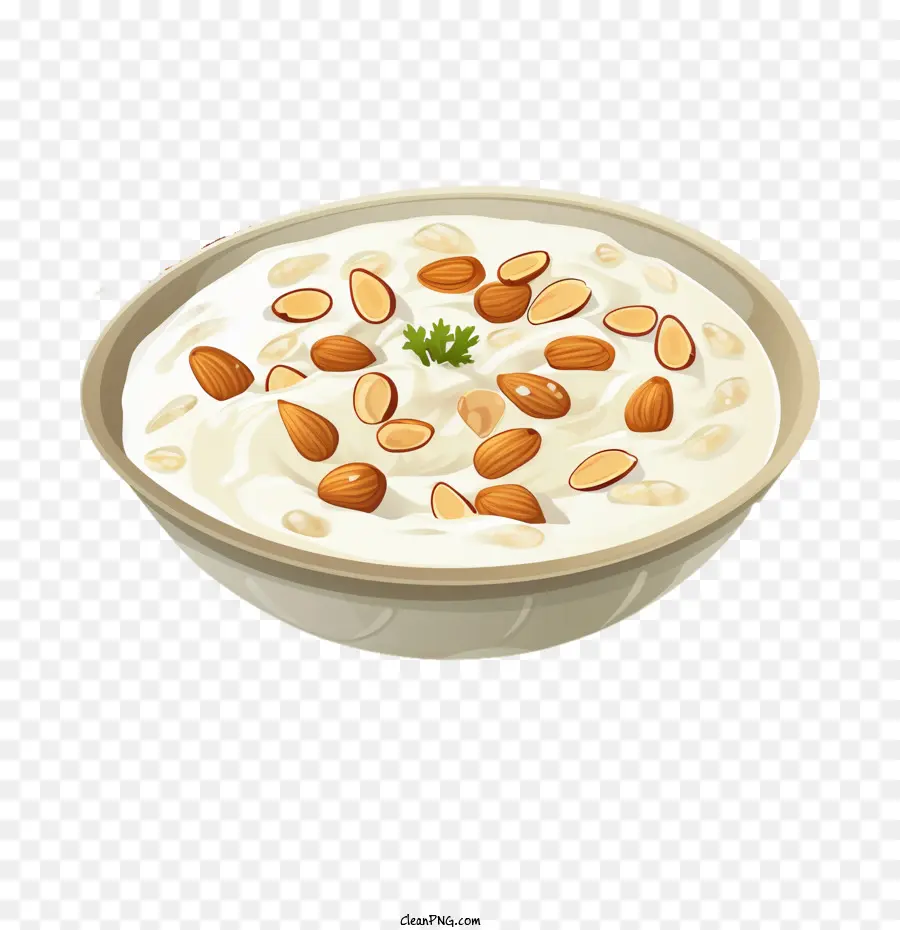 Khurma Belaka，Semangkuk Yoghurt PNG