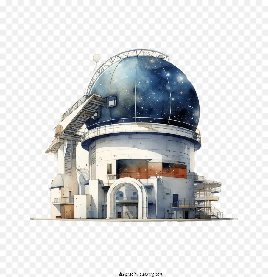 Observatorium Luar Angkasa，Eksplorasi Ruang Angkasa Di Malam Hari PNG
