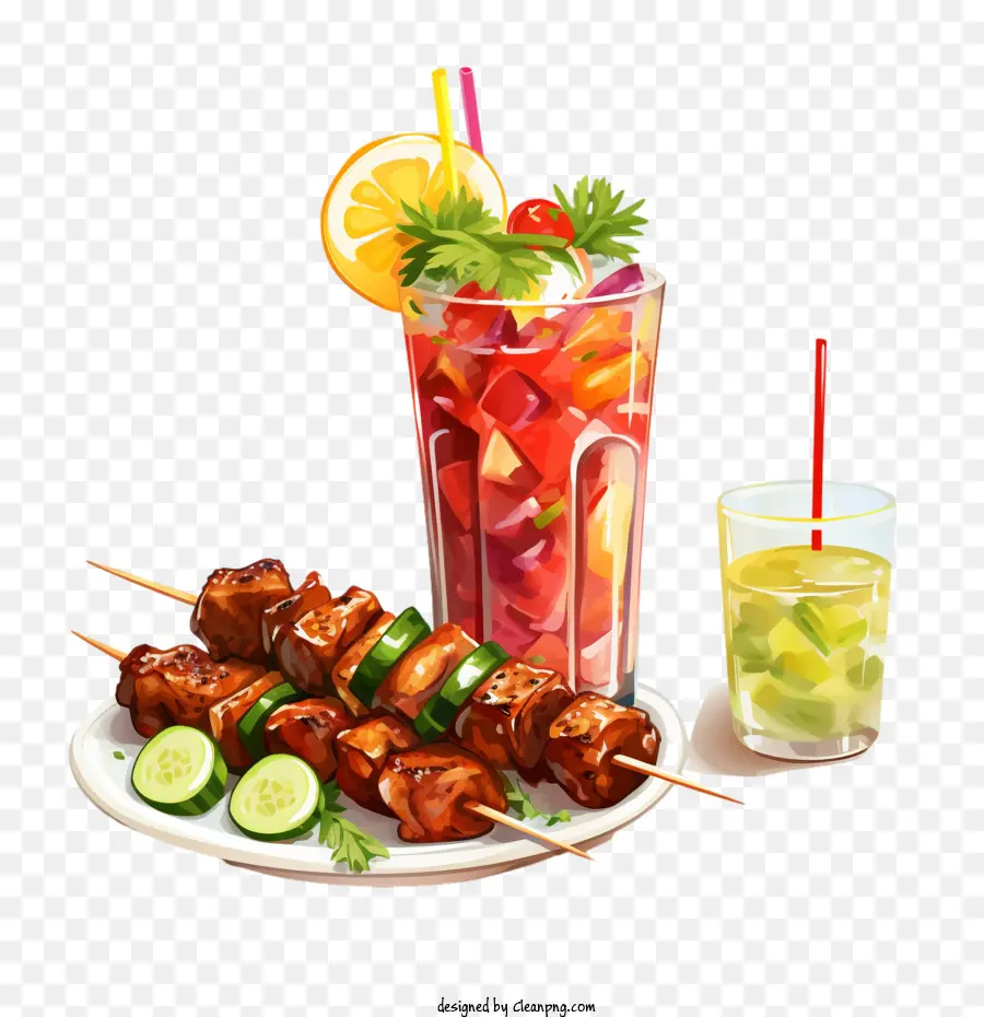 Hari Kebab Sedunia，Minuman Dan Makanan PNG