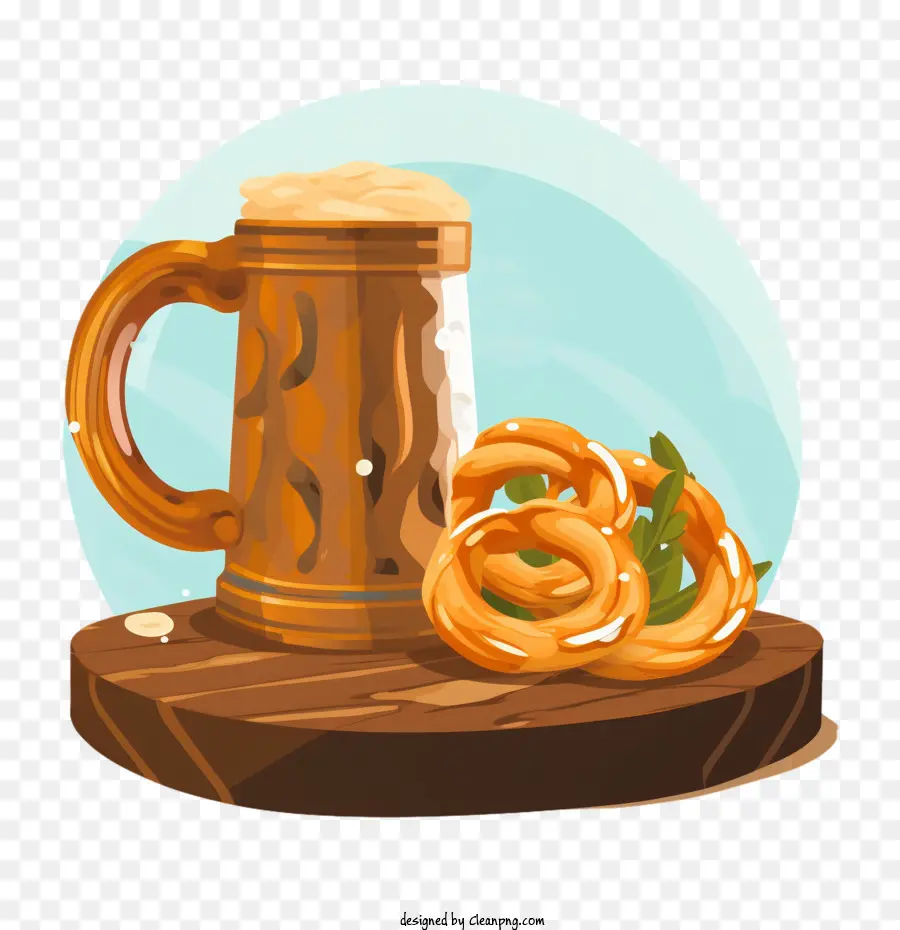 Oktoberfest，Bir Dan Pretzel PNG