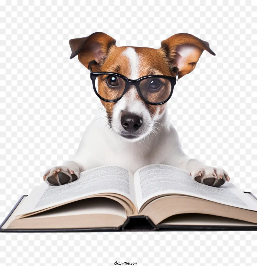 Buku Membaca Anjing，Pecinta Buku Di Malam Hari PNG