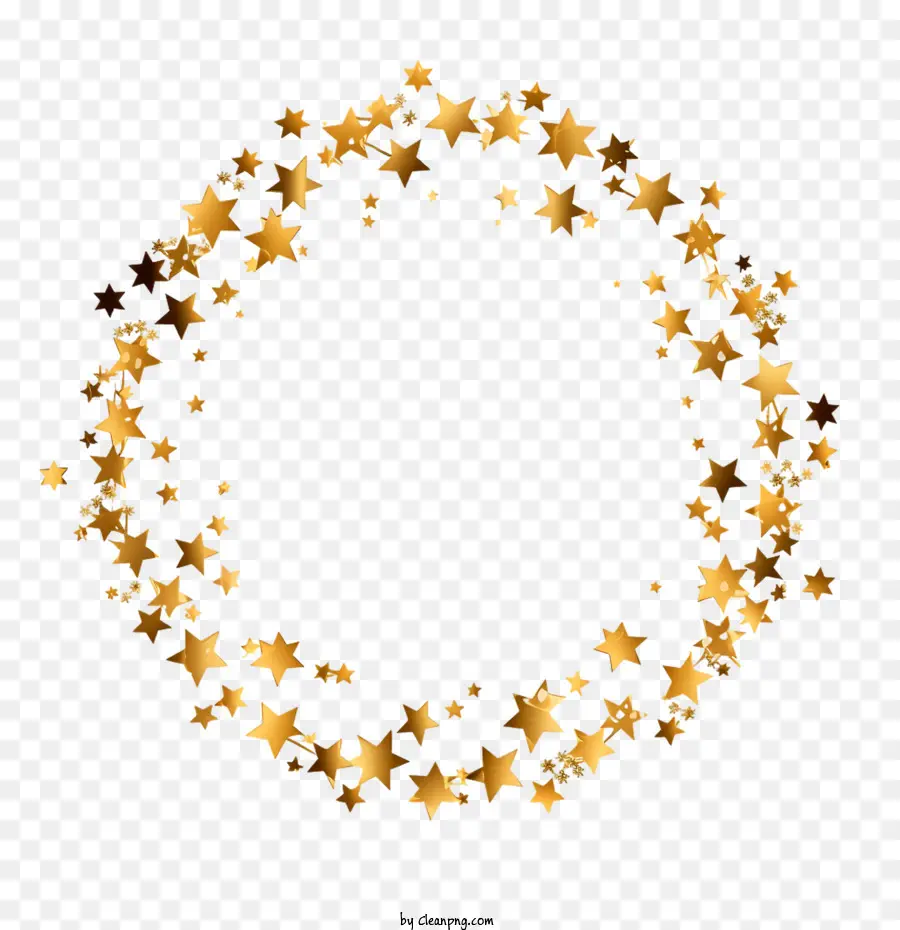 Bintang Bintang Emas，Lingkaran PNG