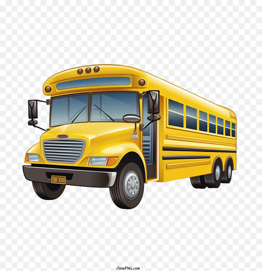 Bus Sekolah，Kuning PNG