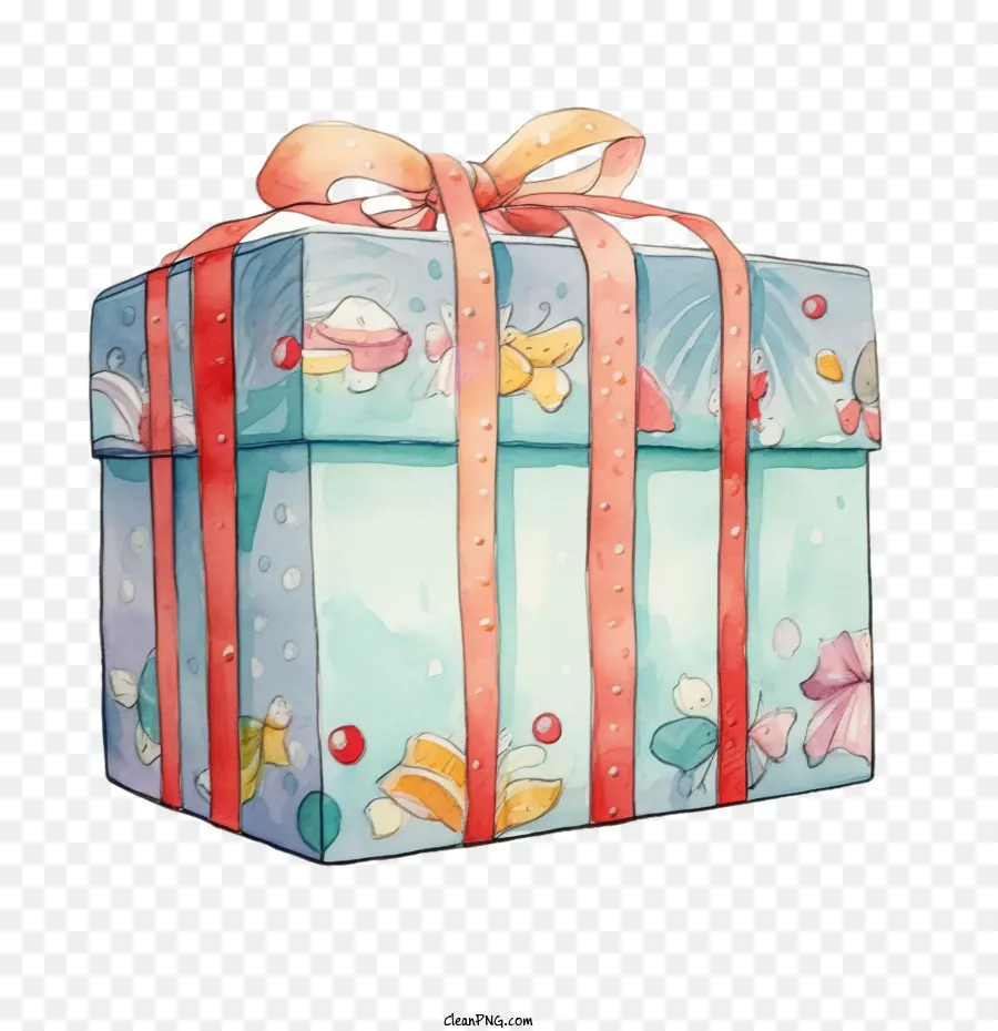 Retro Kotak Hadiah，Natal Gift Box PNG