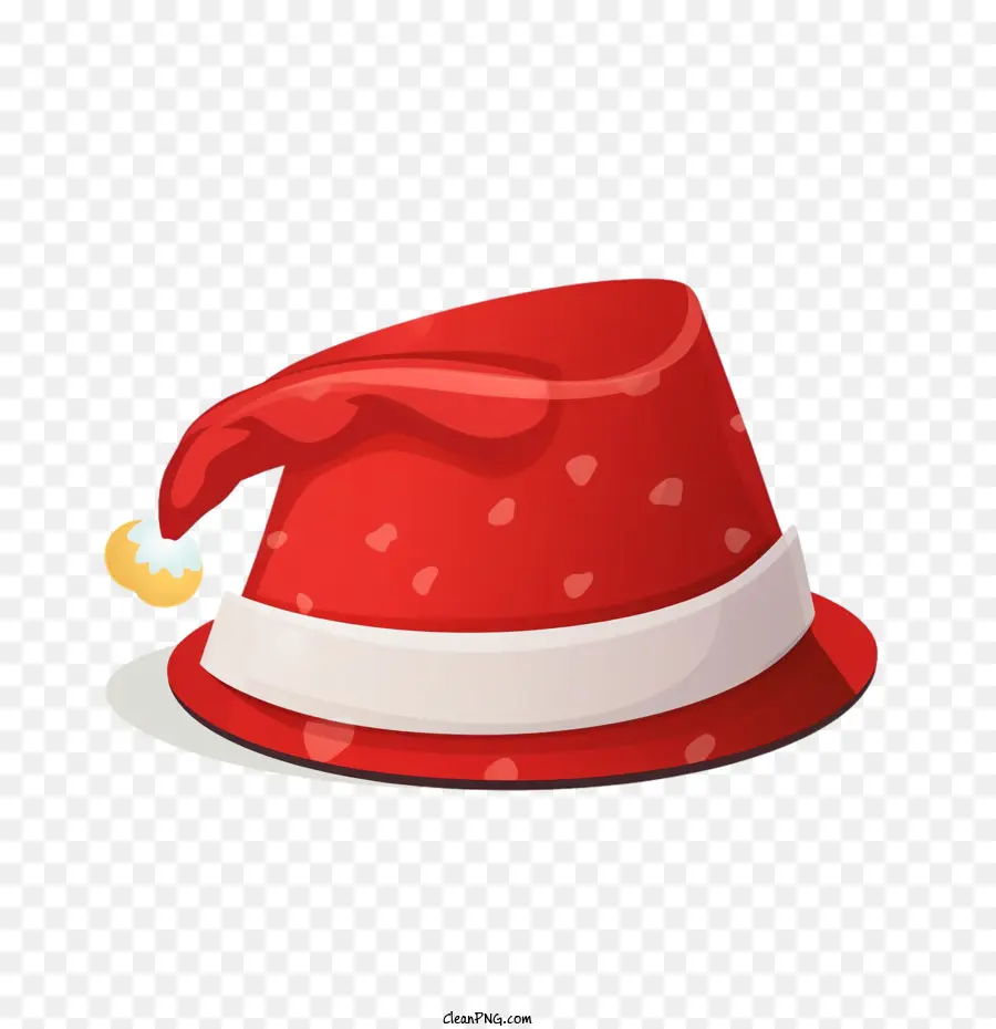 Topi Santa Claus，Topi Merah PNG