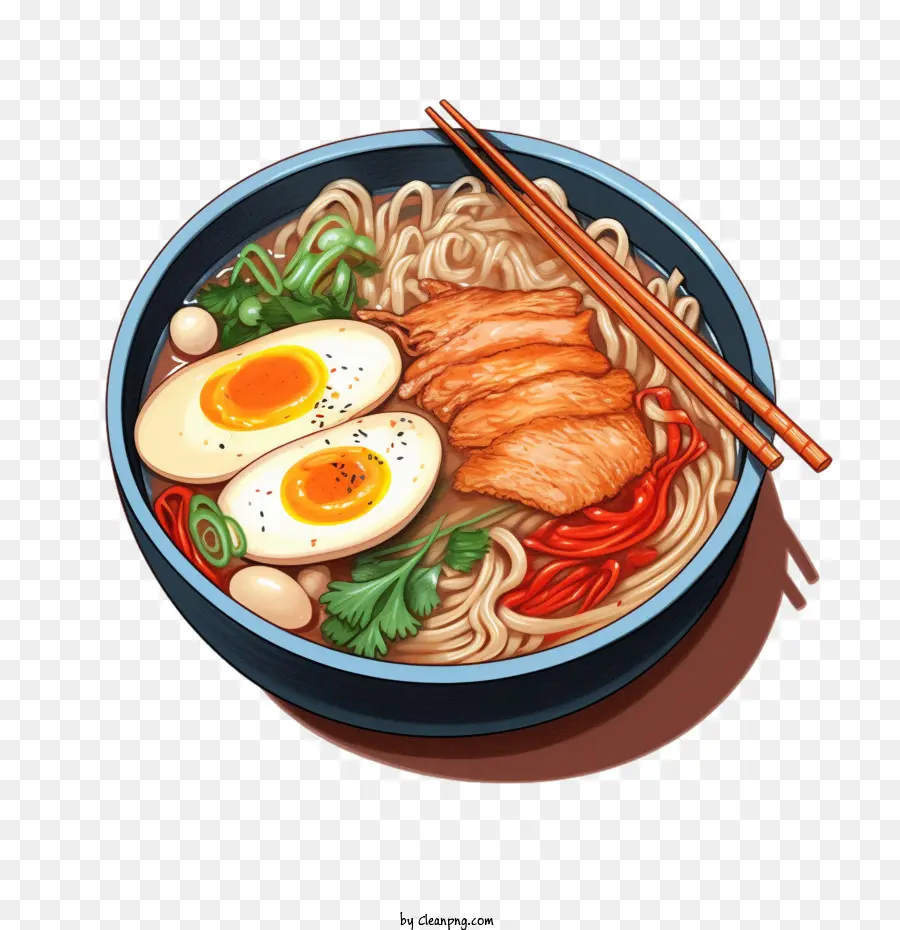 Mie，Mangkuk Ramen PNG