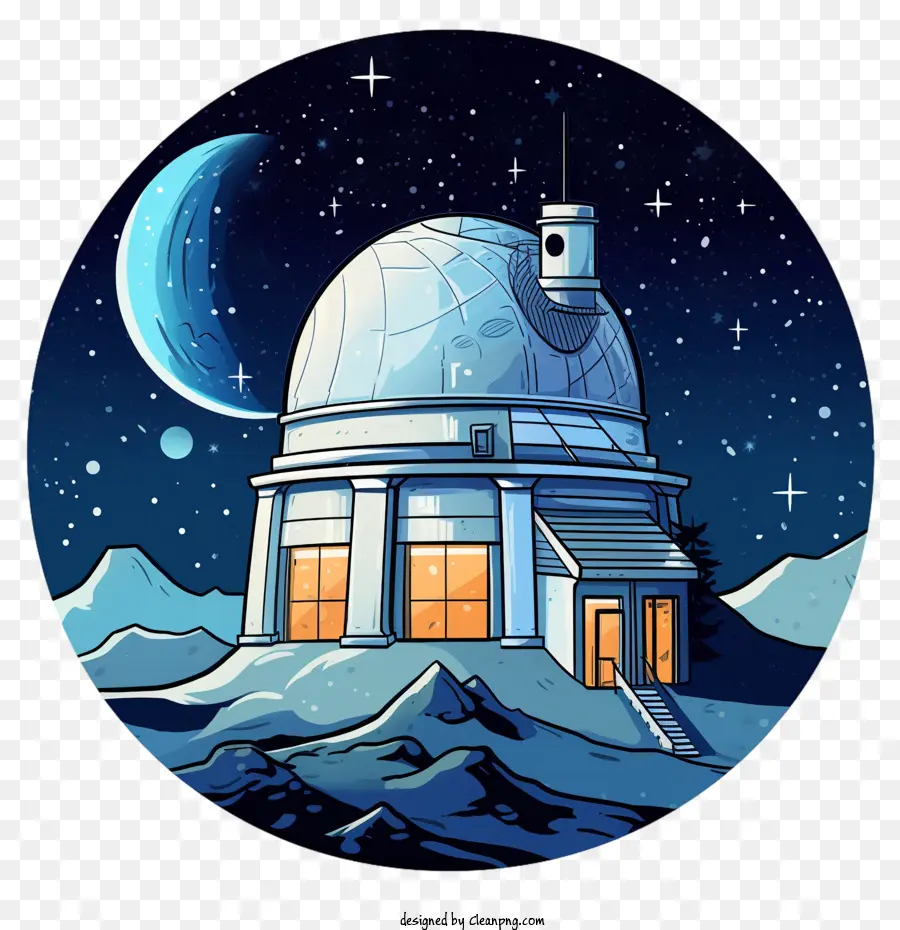 Eksplorasi Ruang Angkasa Di Malam Hari，Observatorium Luar Angkasa PNG