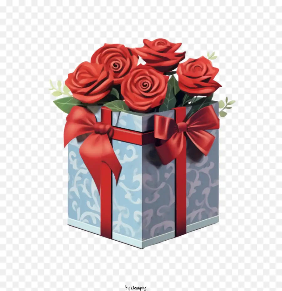 Kotak Hadiah，Pita Merah PNG