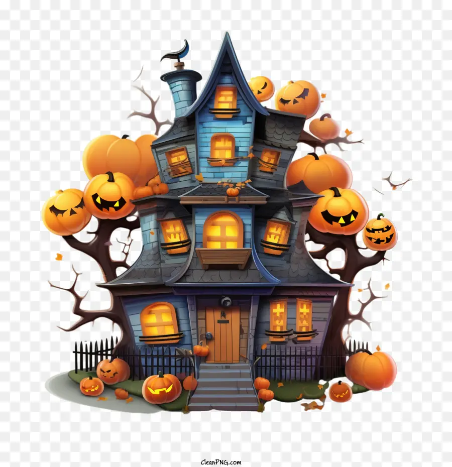 Rumah Berhantu，Kue Halloween PNG