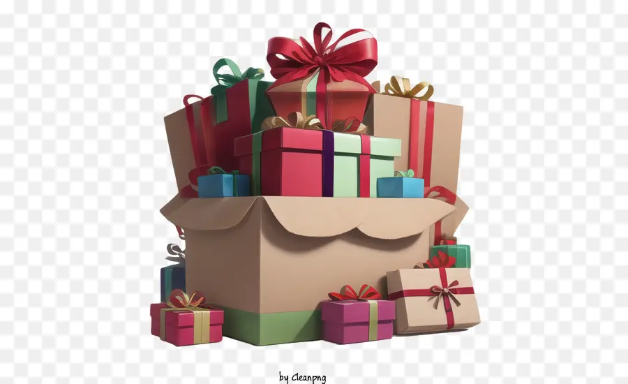 Natal，Kotak Hadiah PNG