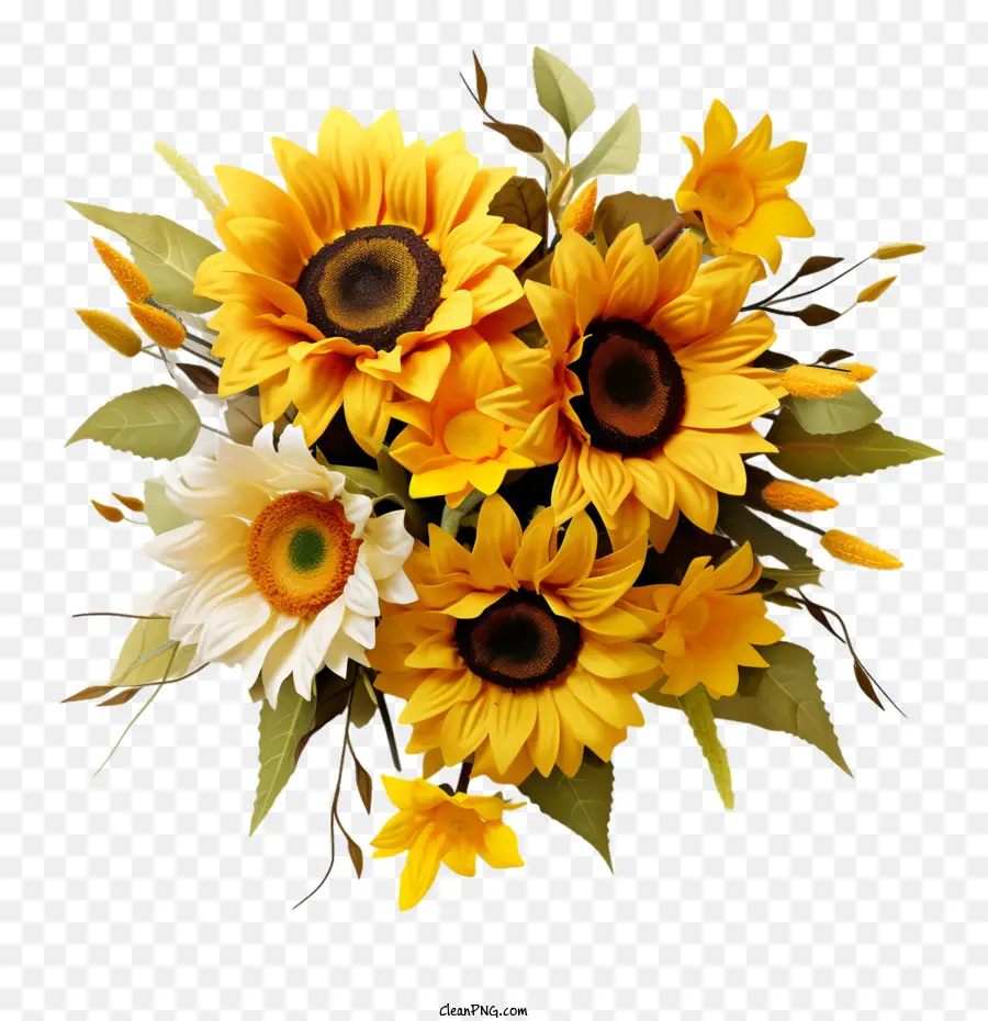Hari Bunga Matahari Nasional，Buket Bunga Matahari PNG