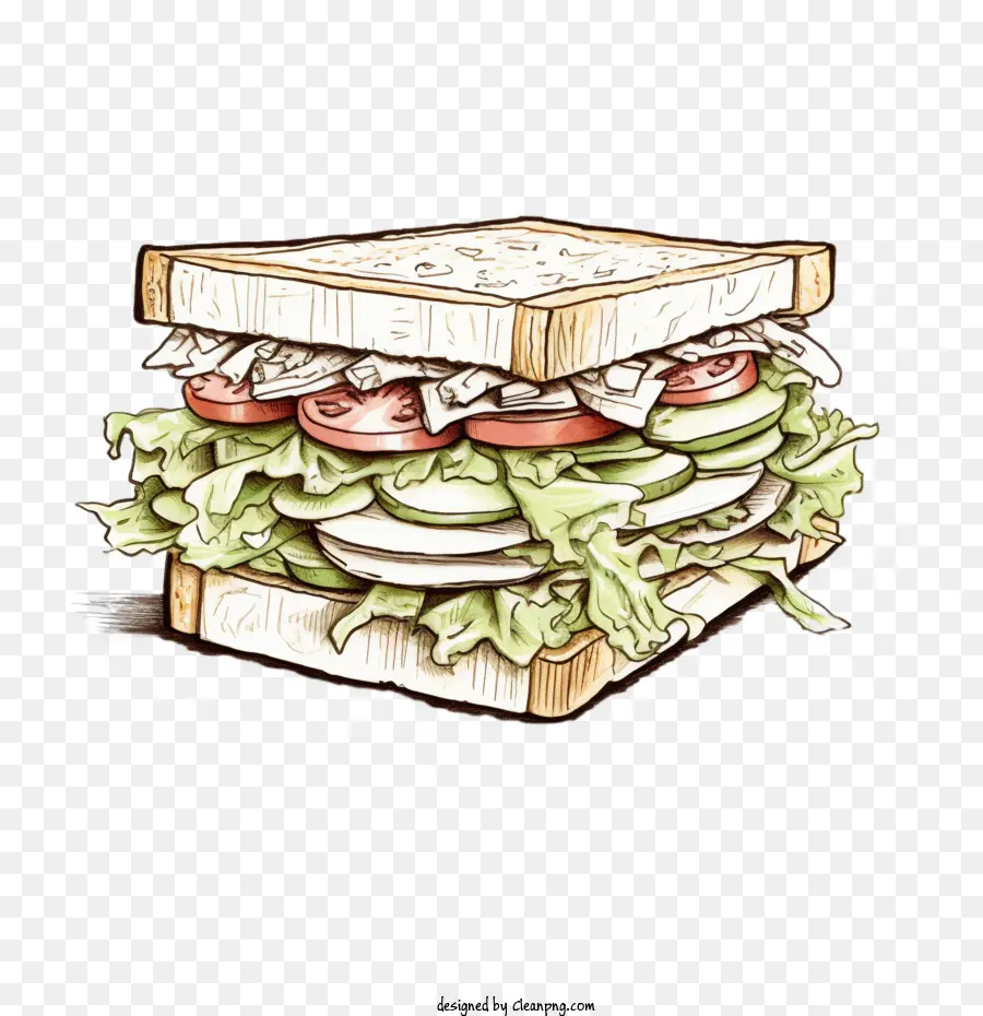 Sketsa Sandwitch，Penyihir Pasir PNG