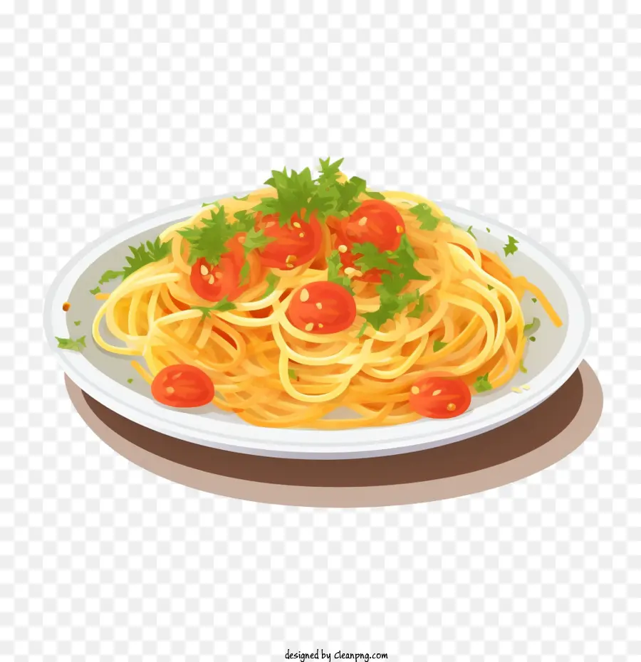 Spaghetti，Saus Tomat PNG
