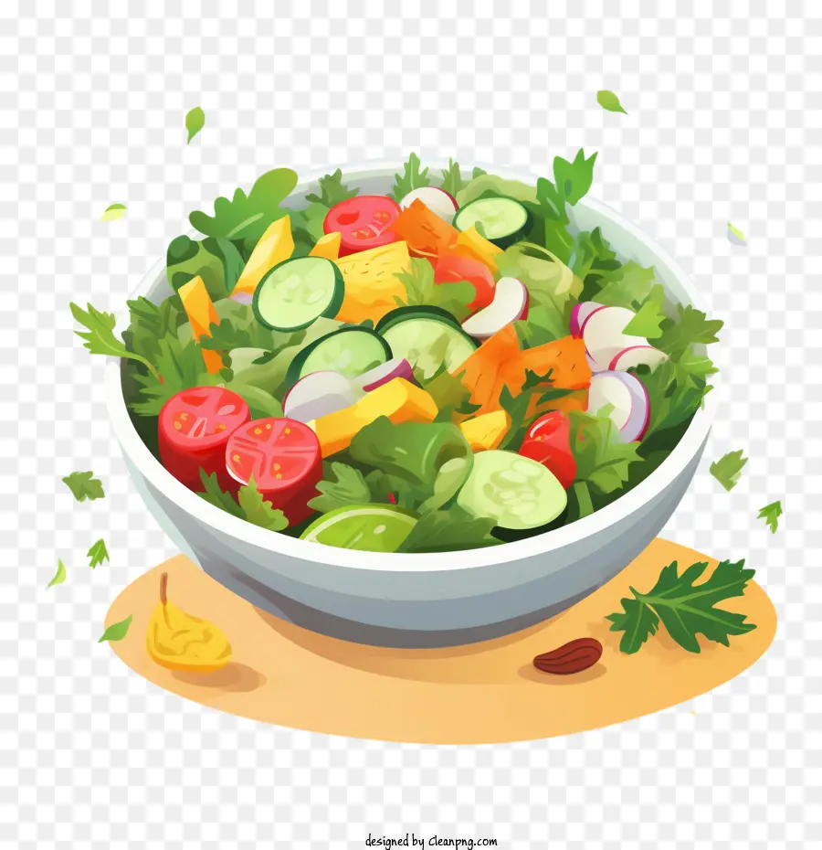 Salad，Segar PNG