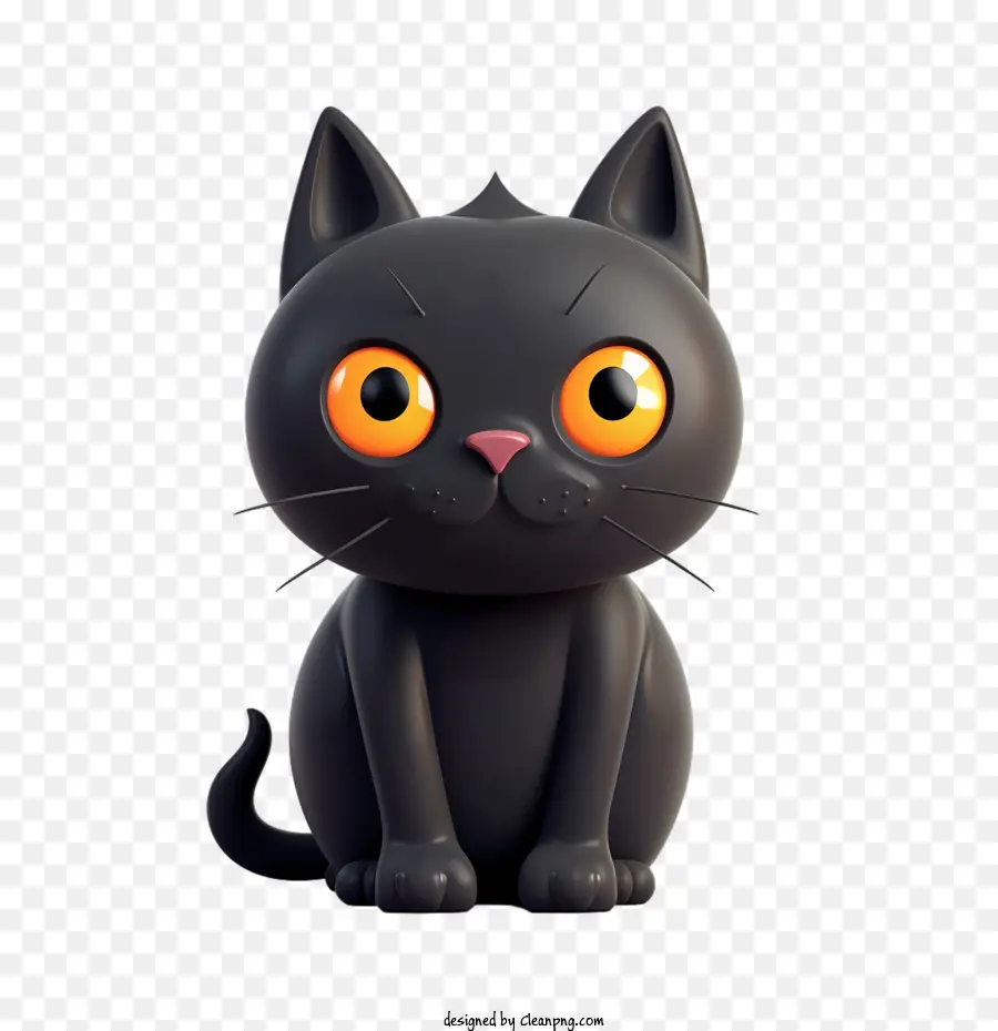 Kucing Hitam，Kucing Kartun PNG