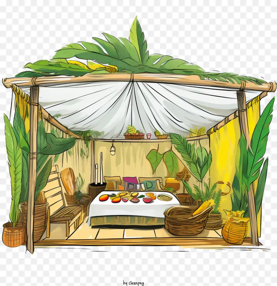 Sukkot，Pondok Tropis PNG