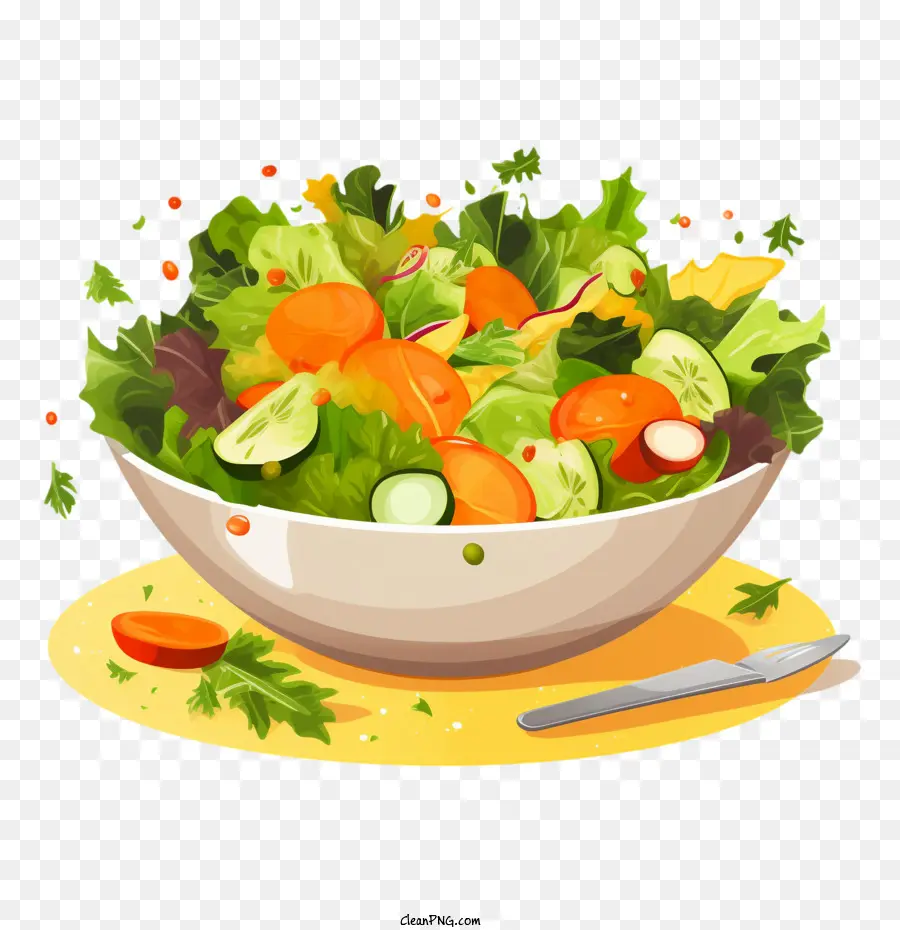 Salad，Segar PNG