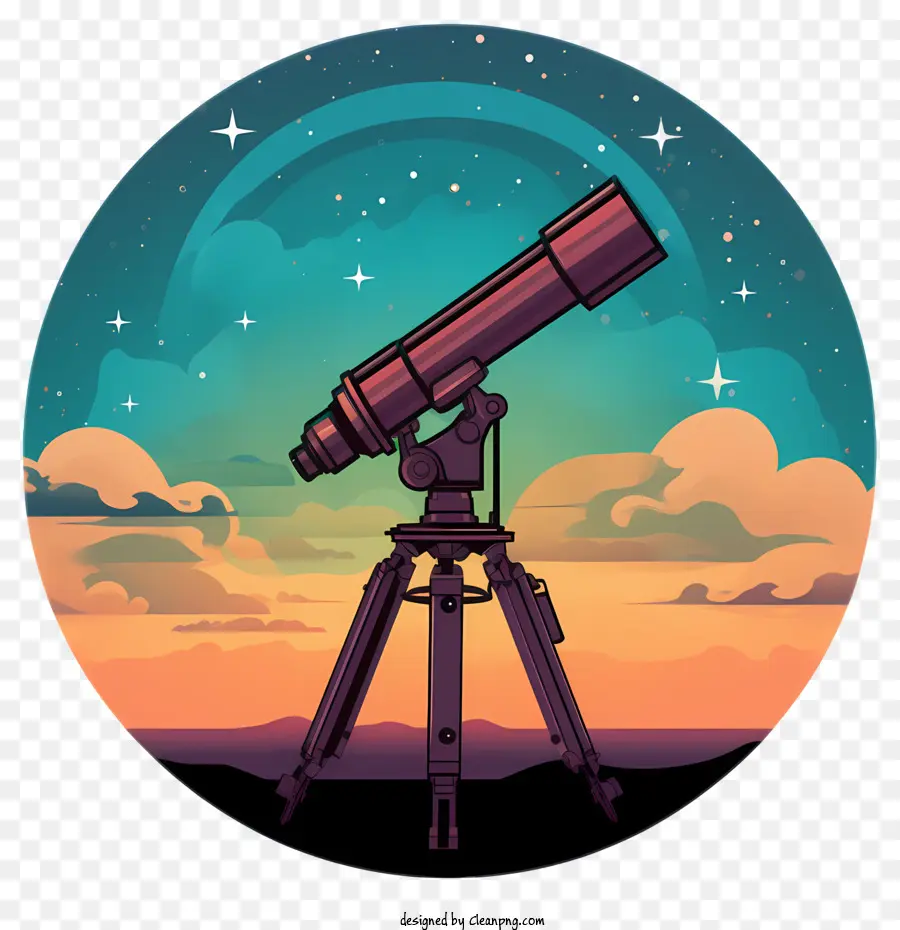 Hari Astronomi，Teleskop Astronomi PNG