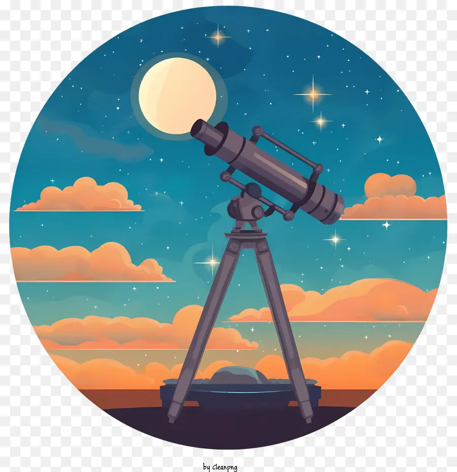 Astronomi Hari，Teleskop Astronomi PNG