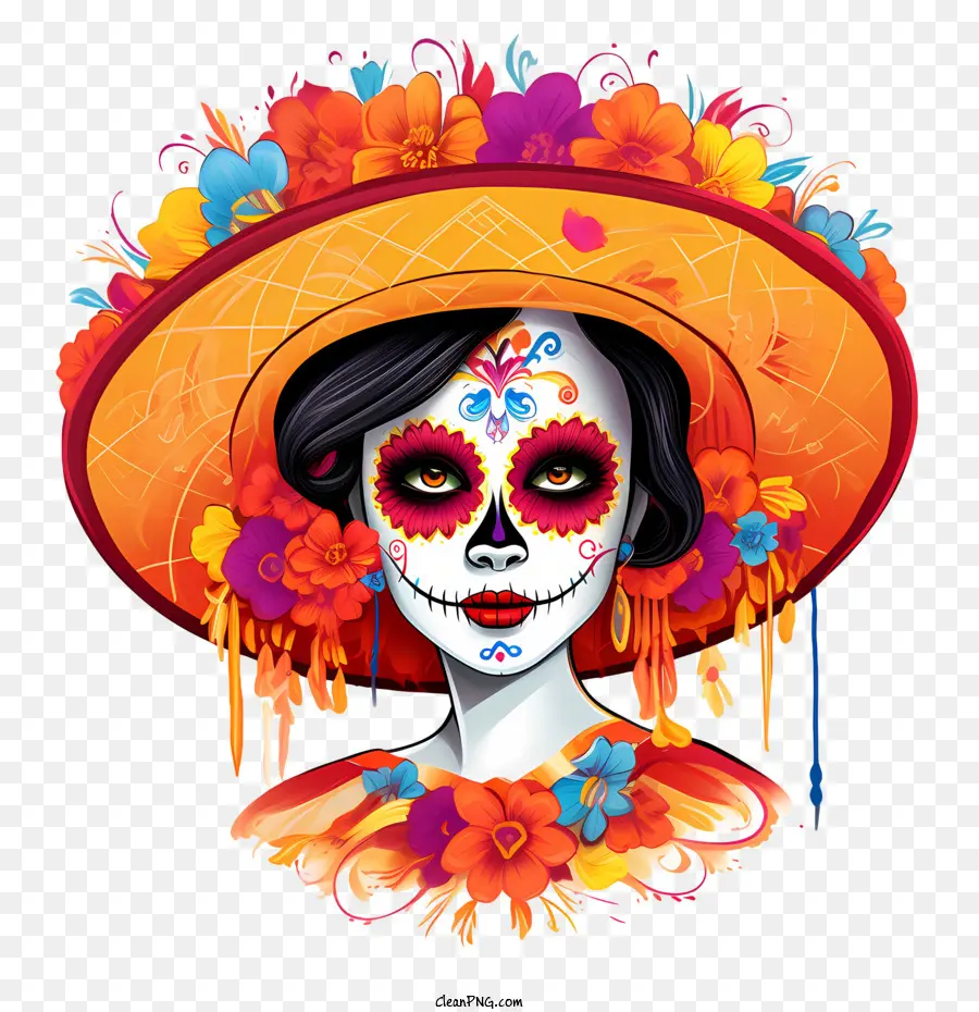 Dia De Los Muertos，Hari Orang Mati PNG