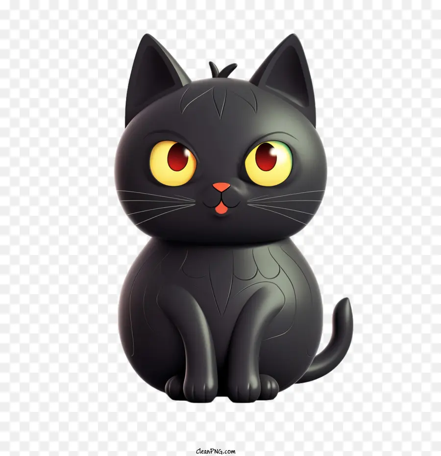 Hallowen，Kucing Hitam PNG