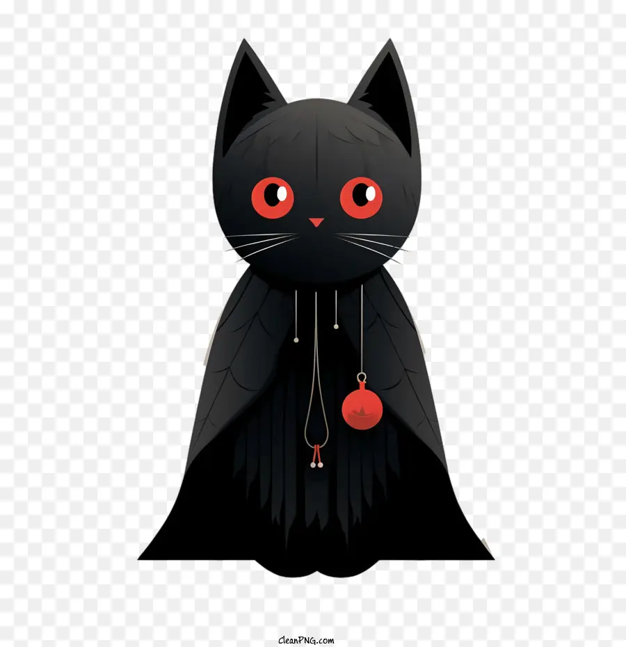 Hallowen，Kucing Hitam PNG