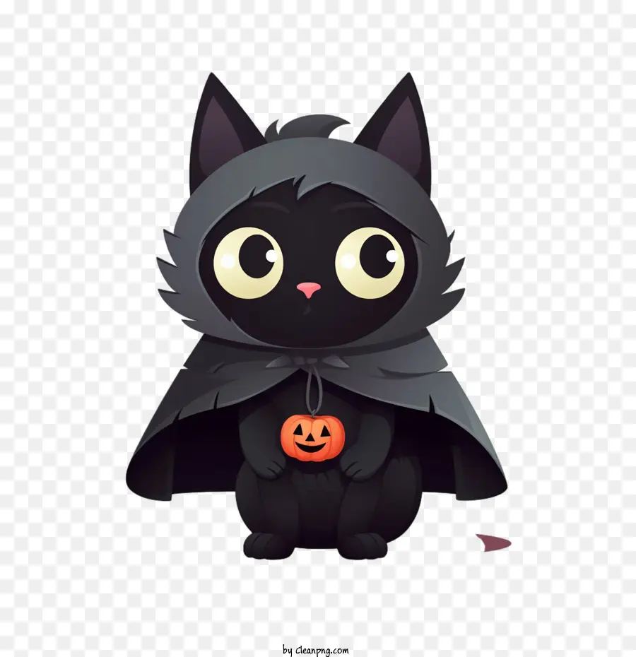 Hallowen，Kucing Hitam PNG