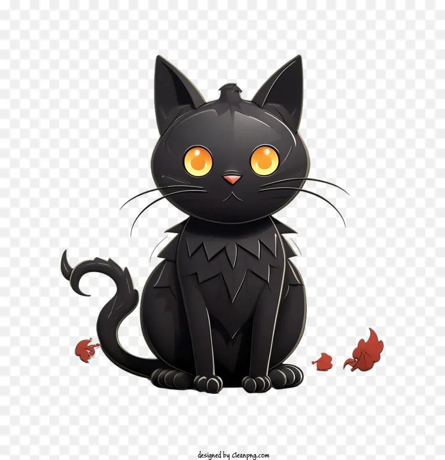 Hallowen，Kucing Hitam PNG