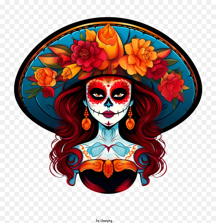 Dia De Los Muertos，Hari Orang Mati PNG