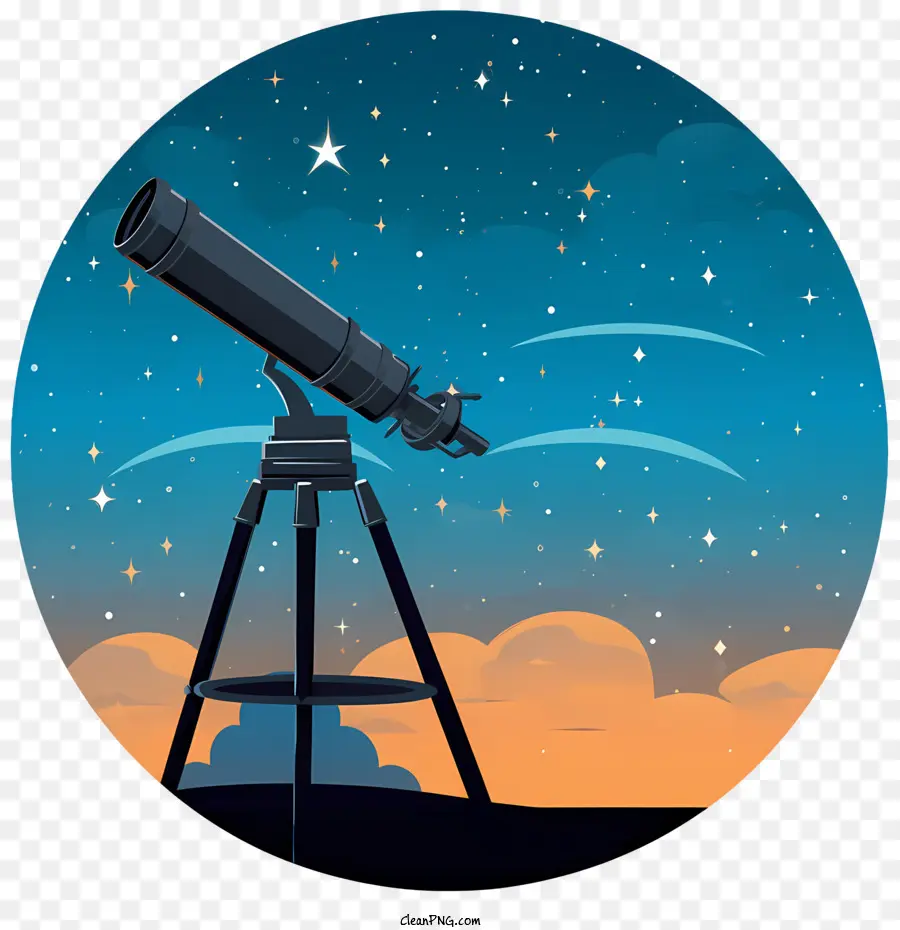 Astronomi Hari，Teleskop Astronomi PNG