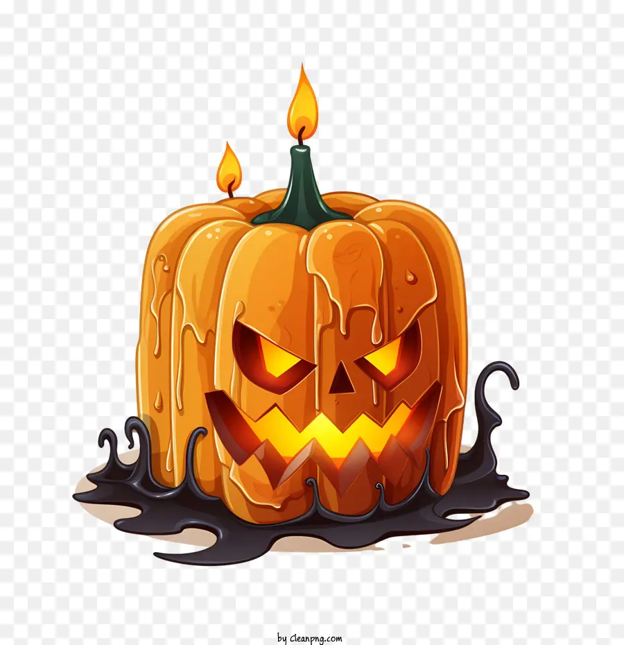 Jack O Lantern，Lilin Labu PNG