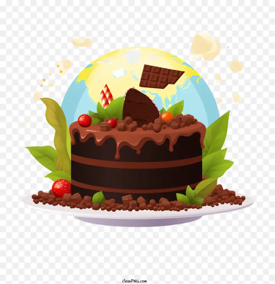 Hari Cokelat Internasional，Kue Cokelat PNG