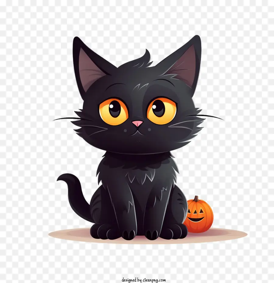 Hallowen，Kucing Hitam PNG