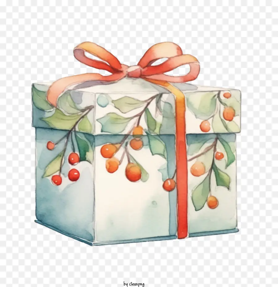 Natal Gift Box，Kotak PNG