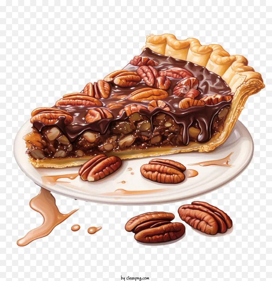 Hari Pie Pecan Coklat Nasional，Pai Pecan PNG